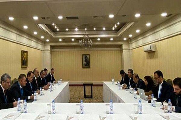 دیدار هیأتهای سوریه و ایران در حاشیه مذاکرات آستانه ملاقات هیأتهای سوریه و ایران در حاشیه مذاکرات آستانه
