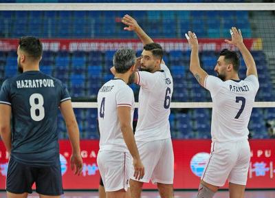 والیبال انتخابی المپیک؛ برد آسان تیم مردان ایران مقابل چین تایپه