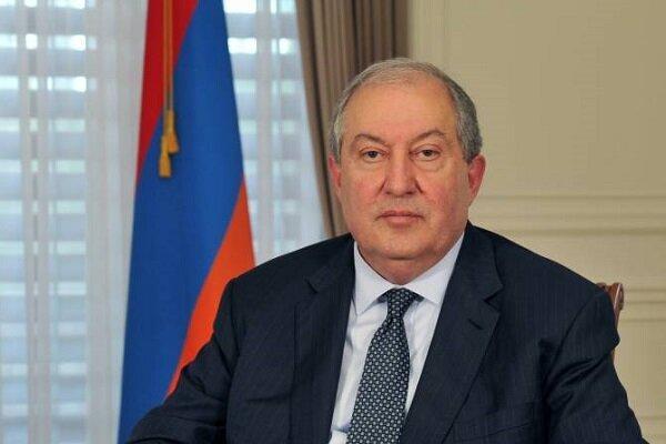 رئیس جمهور ارمنستان در بیمارستان بستری شد