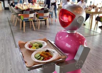 وقتی ربات ها رستوران داری می کنند!