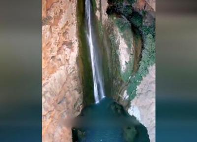 آبشار 3 طبقه در کرمانشاه
