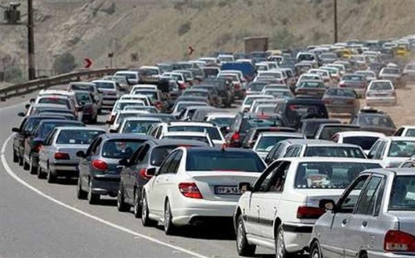 ترافیک سنگین در راستا شمال به جنوب چالوس و هراز
