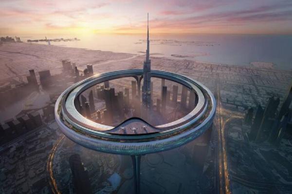 ماجرای طرح سازه غول پیکر دور برج خلیفه دوبی چیست؟