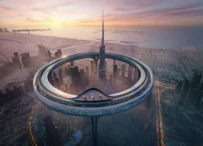 ماجرای طرح سازه غول پیکر دور برج خلیفه دوبی چیست؟