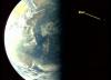 سلفی جالب کاوشگر خورشیدی هند با زمین و ماه، عکس